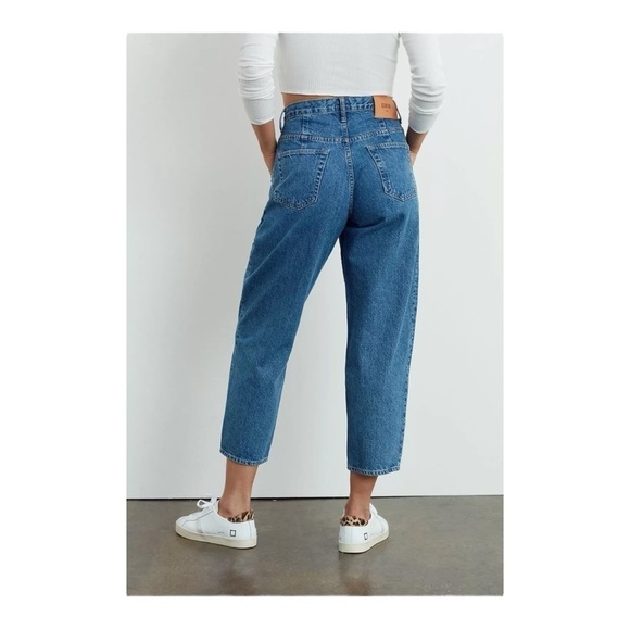 EDWIN Blake Ultra High-Rise Relaxed Pleated Jeans in Aberdeen NWT - Picture 5 of 7